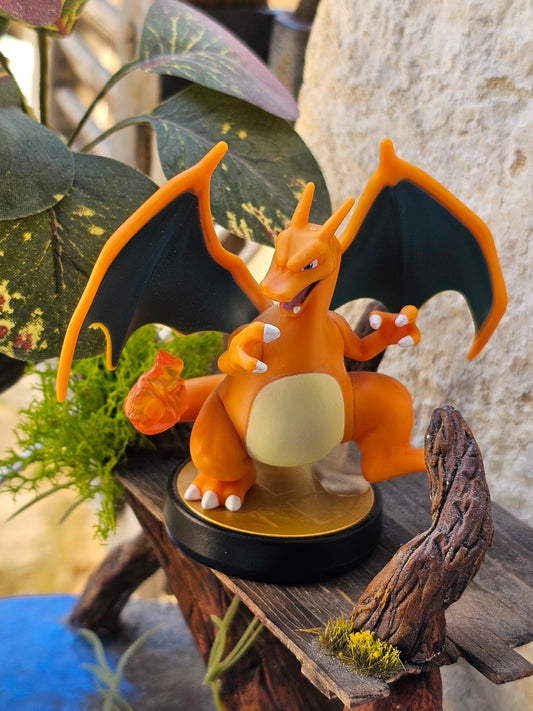Super figurine Pokemon Nintendo Dracaufeu amibo